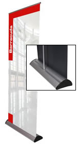 Details zu Rollup-Display "Barracuda" inkl. Bannerdruck