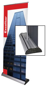 Details zu Rollup-Display "Excaliber II Double" inkl. Bannerdruck