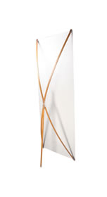 Details zu Bannerdisplay "Logik X" inkl. Bannerdruck