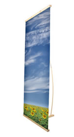 Details zu Bannerdisplay "Logik Pine" inkl. Bannerdruck
