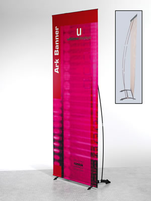 Bannerdisplay-Ersatzbahn "Ark" inkl. Druck (Bannerdisplay-Ersatzgrafikbahnen)