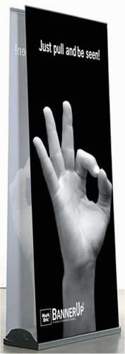 Rollup-Display "BigPlus Double" inkl. Bannerdruck (Rollups)