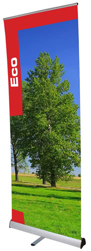 Rollup-Display "Eco" inkl. Bannerdruck (Rollups)