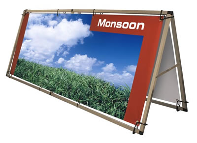 Outdoor-Bannersystem "Monsoon" (Outdoor-Banner-Systeme)