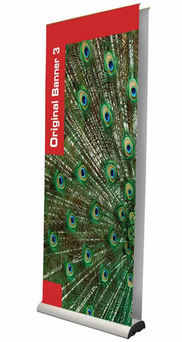 Rollup-Display "Original3 Double" inkl. Bannerdruck (Rollups)