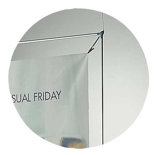 Plakat-Rahmen X-Framer mit Posterdruck (Rahmen und Plakatstaender)