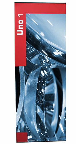 Bannerdisplay "Uno" inkl. Bannerdruck (Bannerdisplays)