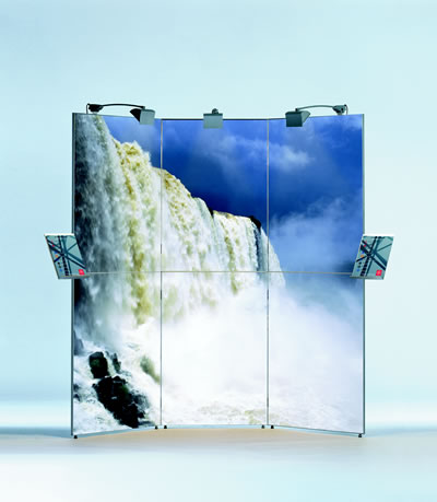 Messewand Vario D1 inkl. Bedruckung (Messewaende)