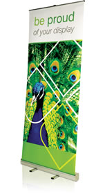 Details zu Pack 5x Rollup-Display "Cool Budget 1" inkl. Bannerdruck
