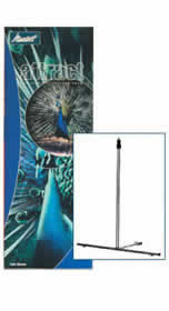 Details zu Bannerdisplay "Solo 1" mit Teleskopstange inkl. Bannerdruck