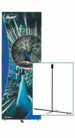 Details zu Bannerdisplay "Solo 2 Double" mit Teleskopstange inkl. Bannerdruck