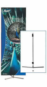Details zu Bannerdisplay "Solo 3" mit Teleskopstange inkl. Bannerdruck