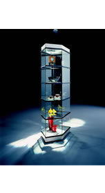 Details zu Vitrine "Transparenta" F�nfeck