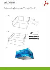 Aufbau Deckenhänger "Formulate Viereck"