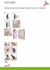 Aufbau Fabric Softimage "Evolution Hop-up" inkl. Textildruck