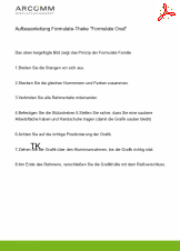 Aufbau Formulate-Theke "Formulate Oval"