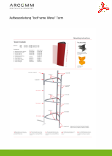 Aufbau "IsoFrame Wave" Turm