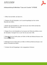 Aufbau Koffertheke "Case und Counter" XTREME