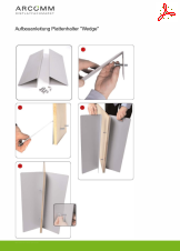 Aufbau Plattenhalter "Wedge"