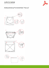 Aufbau Promotiontheke "Hop-up"