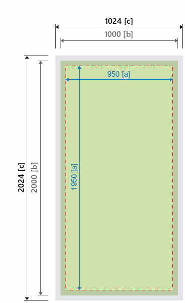 Grafikmasse f&uuml;r 530303 Leuchtdisplay "Illumigo"  :