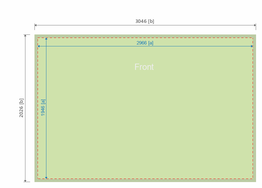 Grafikmasse für 202340 Messewand "Modulate" Eckenform:eckig