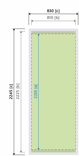 Grafikmasse f&uuml;r 120909 Neudruck für Faltdisplay "Evolution Xpress" :