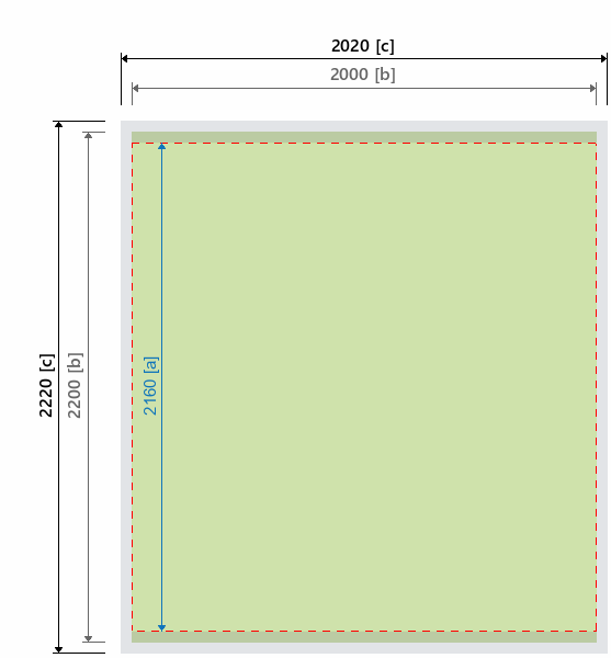 Grafikmasse f&uuml;r 113155 Neudruck für Messeaufsteller :
