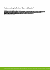 Aufbau Koffertheke "Case und Counter"