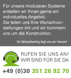 individuelle Angebote für modulare Systeme